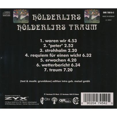 HOLDERLIN/Holderlins Traum (1972/1st) (ヘルダーリン/German)｜thirdear｜02