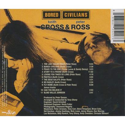 KEITH CROSS & PETER ROSS/Bored Civilians (1972/only) (キース・クロス＆ピーター・ロス ...