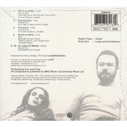 FRIPP & ENO/Evening Star (1975/2nd) (フリップ＆イーノ/UK) |  | 01