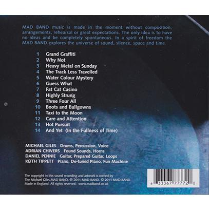 THE MICHAEL GILES MAD BAND/In The Moment (2011/2nd) (ザ・マイケル・ジャイルズ・マッド・バンド) |  | 01