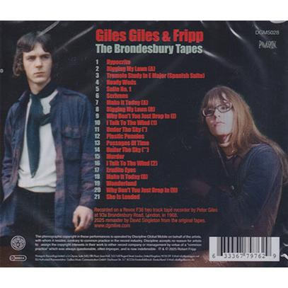 GILES GILES & FRIPP/The Brondesbury Tapes (1968/Unreleased) (ジャイルズ・ジャイルズ＆フリップ/UK) |  | 01