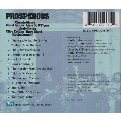 CHRISTY MOORE/Prosperous (1972/2nd) (クリスティ・ムーア/Ireland) |  | 01