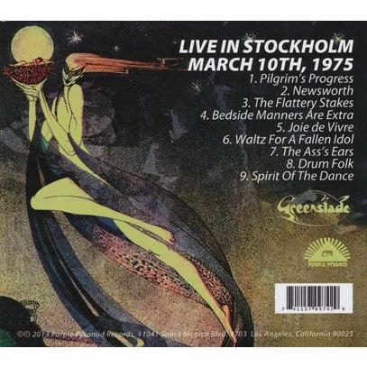 GREENSLADE/Live In Stockholm: March 10th 1975 (1975/Unreleased Live) (グリーンスレイド/UK) |  | 01