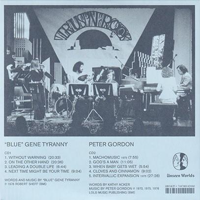 "BLUE" GENE TYRANNY & PETER GORDON/Trust In Rock(2CD) (1976/Live) (ブルー・ジーン・ティラニー＆ピーター・ゴードン/USA) |  | 01