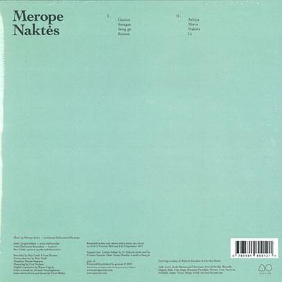 MEROPE/Naktes(LP) (2018/3rd) (メローペ/Lithuania,Belgium,France) |  | 01