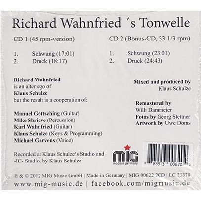 RICHARD WAHNFRIED/Tonwelle(2CD) (1981/2nd) (リヒャルト・ヴァーンフリート/German,US)｜thirdear｜02