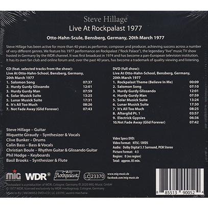 STEVE HILLAGE/Live At Rockpalast 1977(DVD+CD) (1977/Live) (スティーヴ・ヒレッジ/UK) |  | 01