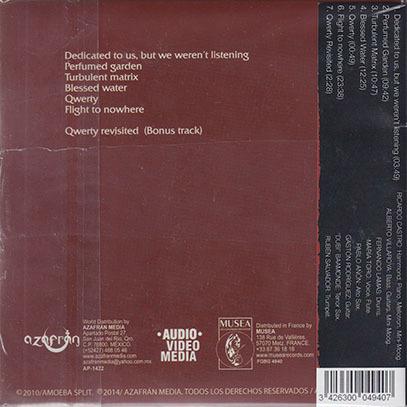 AMOEBA SPLIT/Dance Of The Goodbyes (2010/1st) (アメーバ・スプリット/Spain) |  | 01