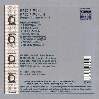 MARK-ALMOND/Mark-Almond II (1971/2nd) (マーク・アーモンド/UK,USA) |  | 01