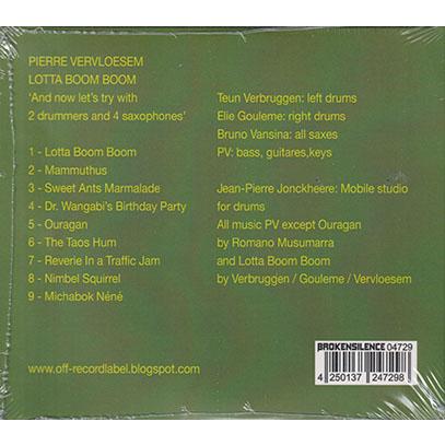 PIERRE VERVLOESEM/Lotta Boom Boom (2024) (ピエール・フェルフルーセム/Belgium) |  | 01