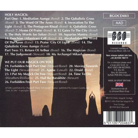 【中古】「未使用品」［CD］HOLY MAGICK / WE PUT OUR MAGICK ON YOU GRAHAM BOND/Holy Magick + We Put Our Magic On You (1970+71/6+7th