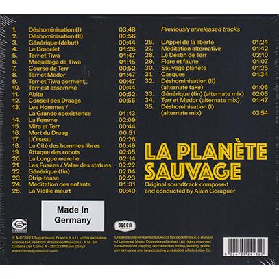 ALAIN GORAGUER/La Planete Sauvage: Expanded Original Soundtrack (1973/OST) (アラン・ゴラゲール/France) |  | 01