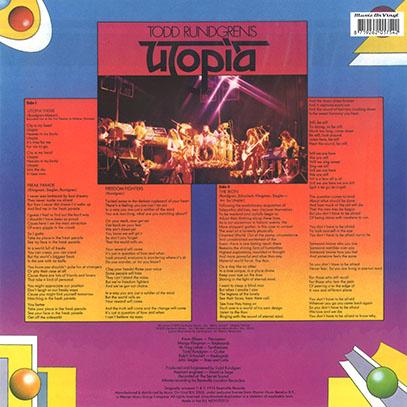 (TODD RUNDGREN'S) UTOPIA/Same(LP) (1974/1st) (ユートピア/USA) |  | 01