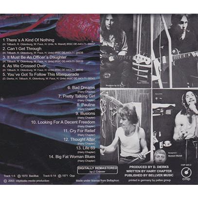 HAIRY CHAPTER/Eyes + Can't Get Through (1970+71/1+2th) (ヘイリー・チャプター/German) |  | 01