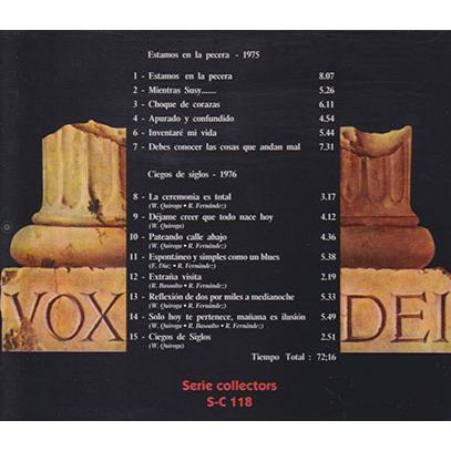 VOX DEI/Estamos En La Pecera + Ciegos De Siglos (1975+76/7+8th) (ウォクス・デイー/Argentina) |  | 01