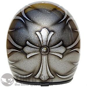 バイク ヘルメット スモールジェット フレイムス＆クロス 11TFS415 | 