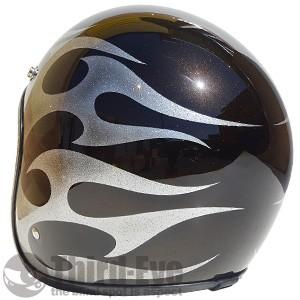 バイク ヘルメット スモールジェット トライバルフレイムス