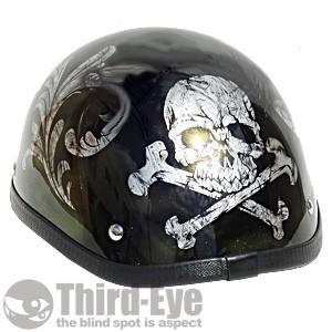 バイク ヘルメット ハーフキャップ ストーン リーフ2&CBスカル3 14ST231 |  | 02