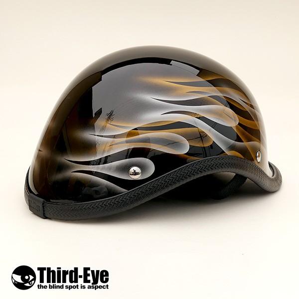 限定 バイク ヘルメット ハーフキャップ AURORA FLAMES ベッカー