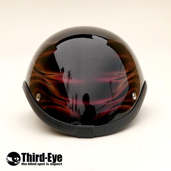 サードアイ【Third-Eye】ハーフキャップ　ベッカー バイク ヘルメット ハーフキャップ ベッカー マットブラック BC