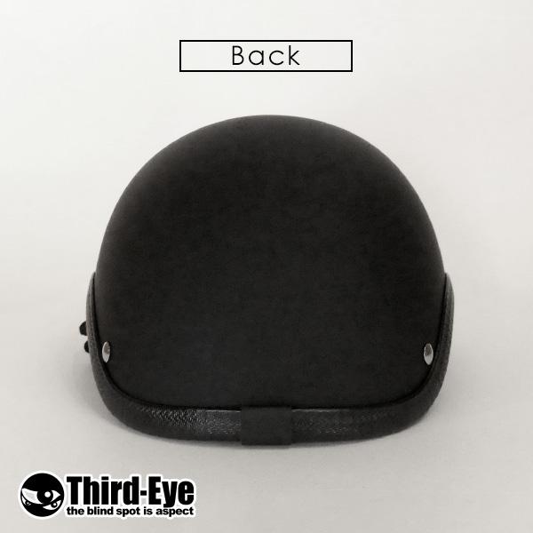 バイク ヘルメット ハーフキャップ グリフォン マットブラック GF-MTBK