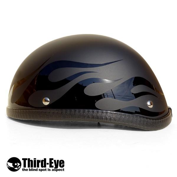 在庫 バイク ヘルメット ハーフキャップ フレイムス BLACK-BLACK 在庫 バイク ヘルメット ハーフキャップ フレイムス BLACK-BLACK