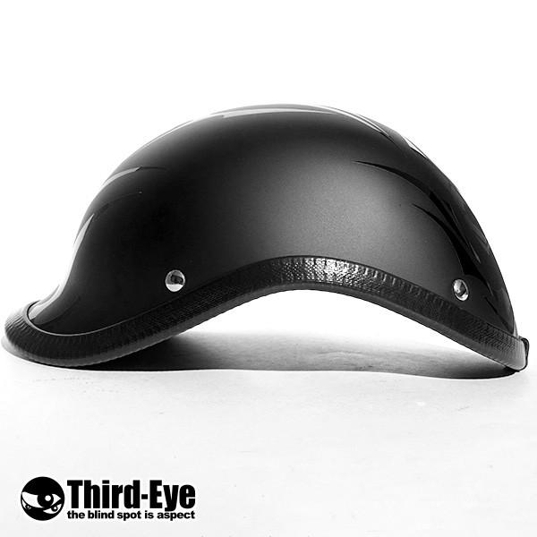 在庫  バイク ヘルメット ハーフキャップ トライバルスカル BLACK-BLACK ベッカー｜thirdeye｜04