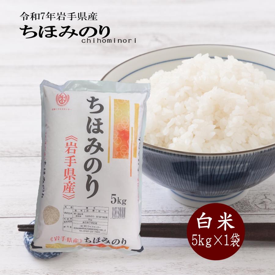 令和7年産 米 5kg お米 白米 ちほみのり 岩手県産 令和7年 ご飯 送料