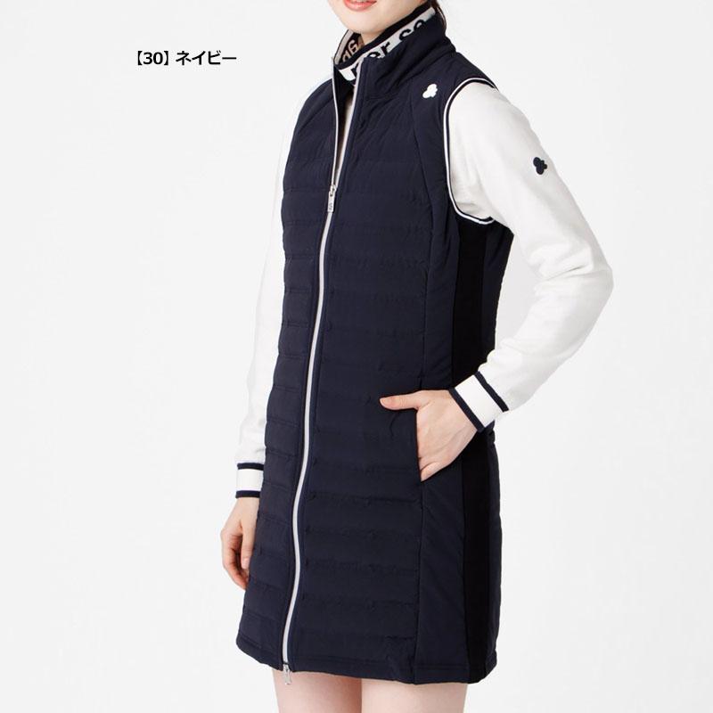 アンパスィ レディース 中綿 ノースリーブ ワンピース 保温 ストレッチ AFF3002G2 ハイブリッドAIR and per se RCBR ワンピ ゴルフ トップス アウター | and per se | 03