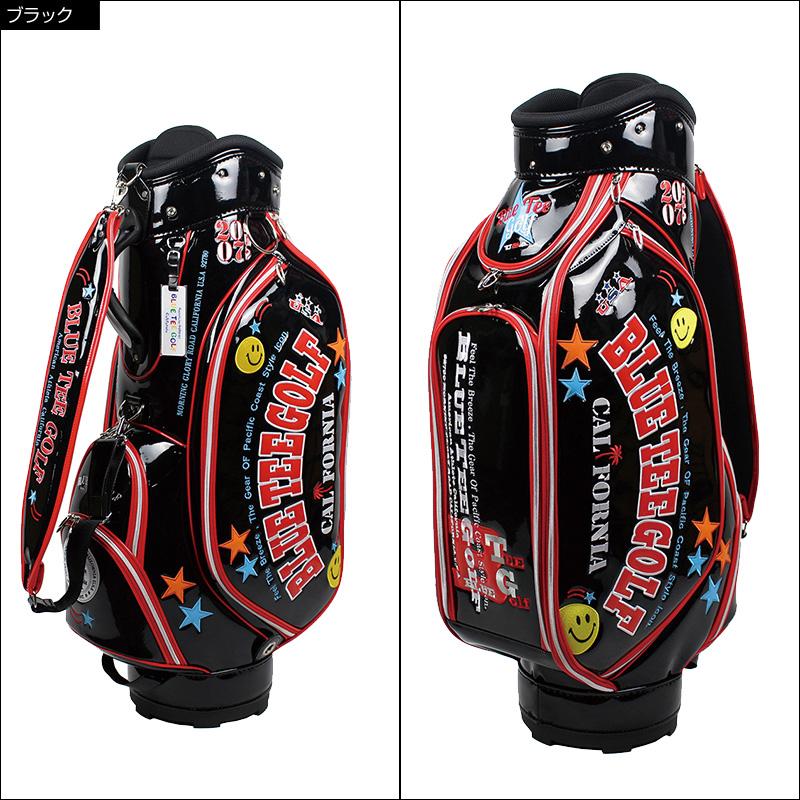 BLUE TEE GOLF ブルーティーゴルフ 9型 エナメル キャディバッグ BLUE TEE GOLF ブルーティーゴルフ 9型 エナメル キャディバッグ