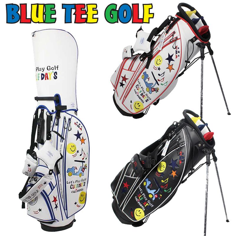 ブルーティーゴルフ 9型 スマイル＆カート スタンドバッグ BTG-CB-008 Blue Tee Golf California スタンド式 キャディバッグ｜thirdwave-365sports