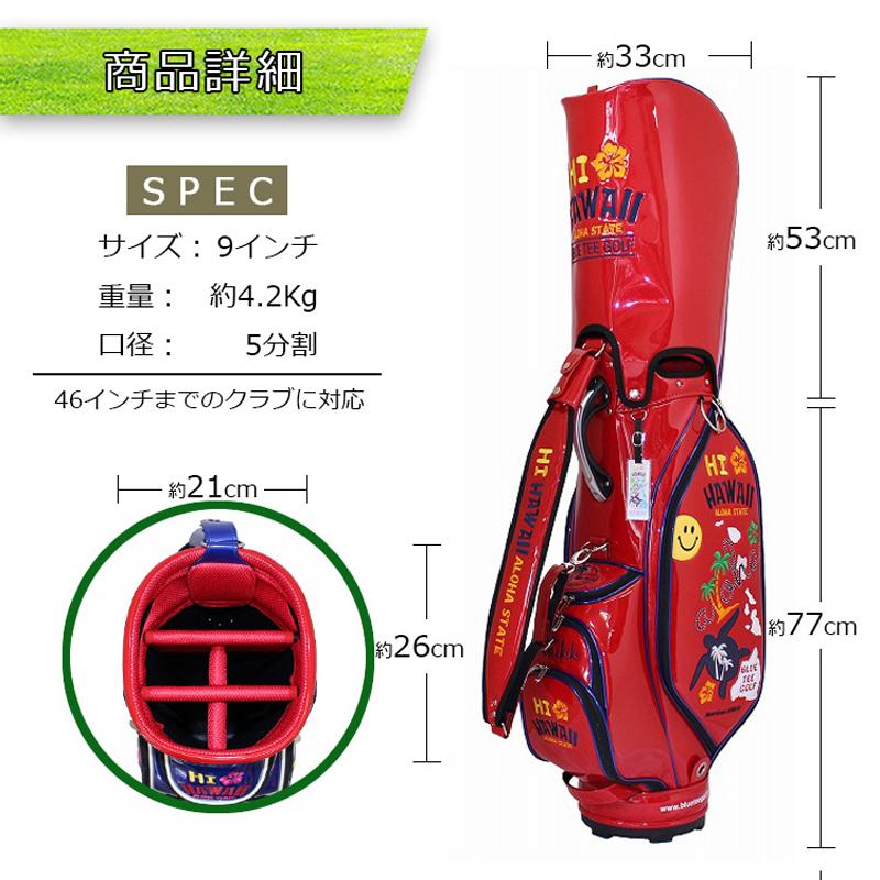 BLUE TEE GOLF ブルーティーゴルフ 9型 HI HAWAII エナメル BLUE TEE GOLF ブルーティーゴルフ 9型 HI HAWAII エナメル