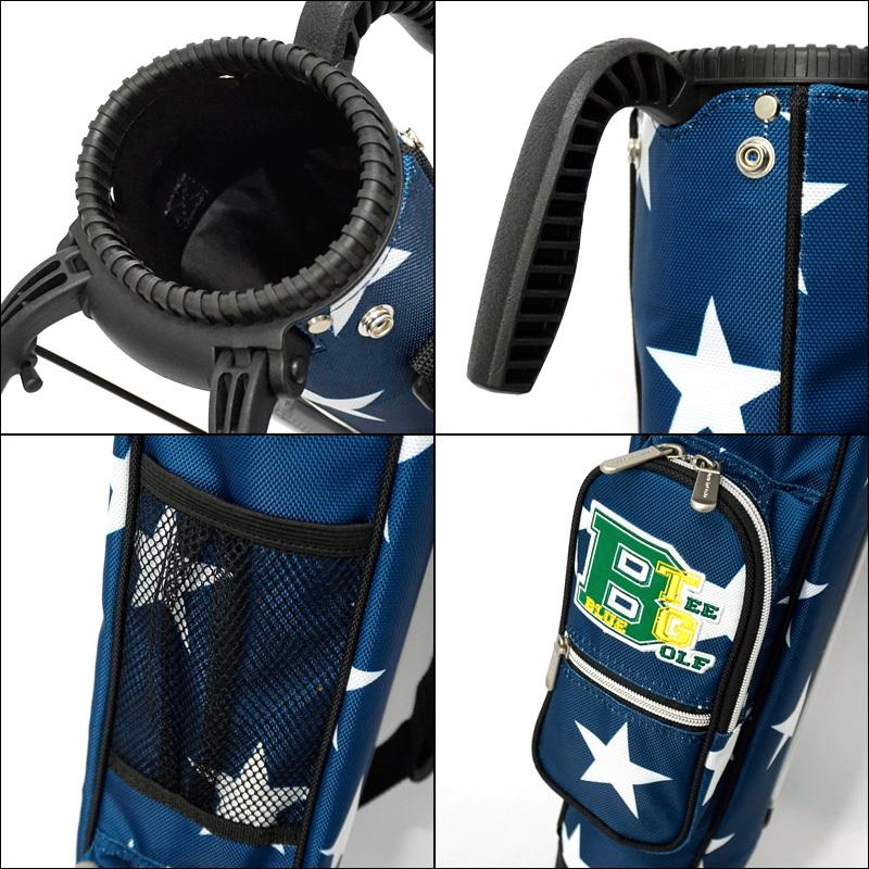 100％本物保証！ ブルーティーゴルフ STAR ナイロン セルフスタンドキャリーバッグ BTG-CC002 Blue Tee Golf