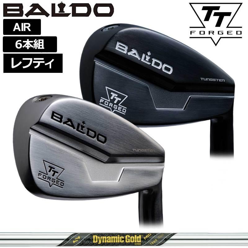 バルド レフティ 2024 TT FORGED AIR アイアン 6本組(＃5-P) ダイナミックゴールド MID TOUR ISSUE 装着 ミッド ツアーイシュー 【カスタム】【新品】 BALDO フォージド エアー 中空 アイアンセット ゴルフ クラブ TOUR SATIN BLACK BALDO（バルド） レフティ 2024 TT FORGED AIR アイアン 6本組(＃5-P
