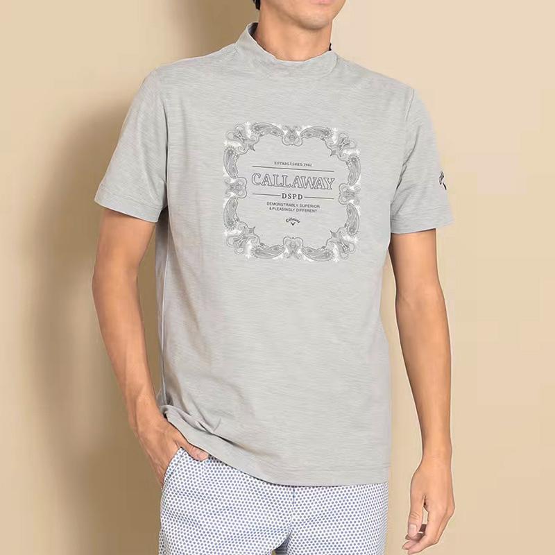 キャロウェイ モックネックシャツ 未使用タグ付 M 2枚セット、クール 吸水速乾 キャロウェイ モックネックシャツ 未使用タグ付 M 2枚セット