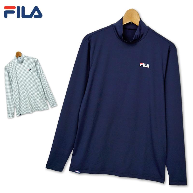 メール便発送OK フィラゴルフ メンズ ハイネック 長袖シャツ 789594 ブランドのギフト 美しい FILA アンダーウェア Golf JAN2 トップス ゴルフウェア 19FW JAN1