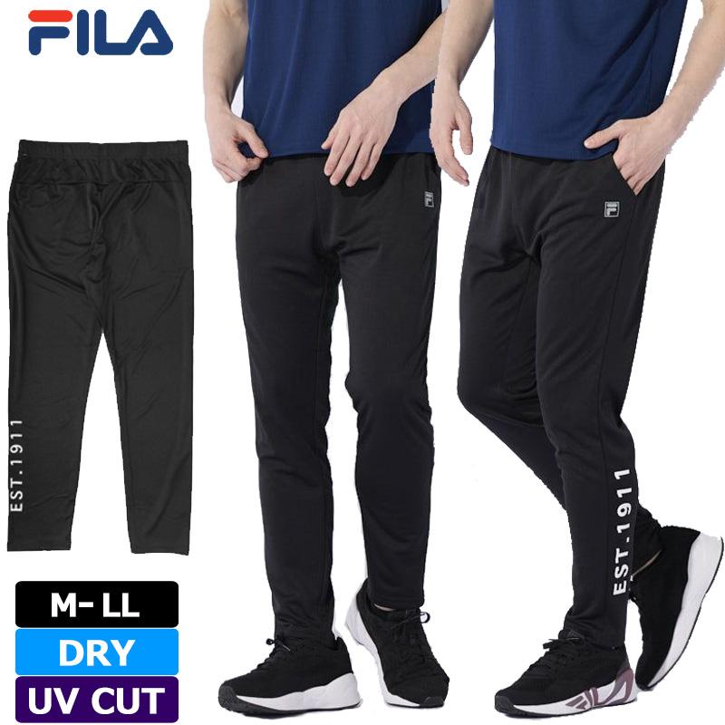 FILA（フィラ） メンズ ジョガーパンツ 412353 ブラック ロングパンツ