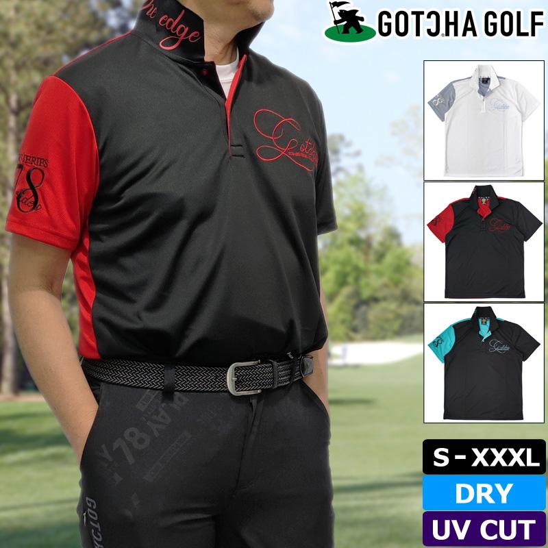 GOTCHA GOLF クーポン有 ガッチャゴルフ メンズ 吸汗速乾 半袖 GOTCHA GOLF クーポン有 ガッチャゴルフ メンズ 吸汗速乾 半袖