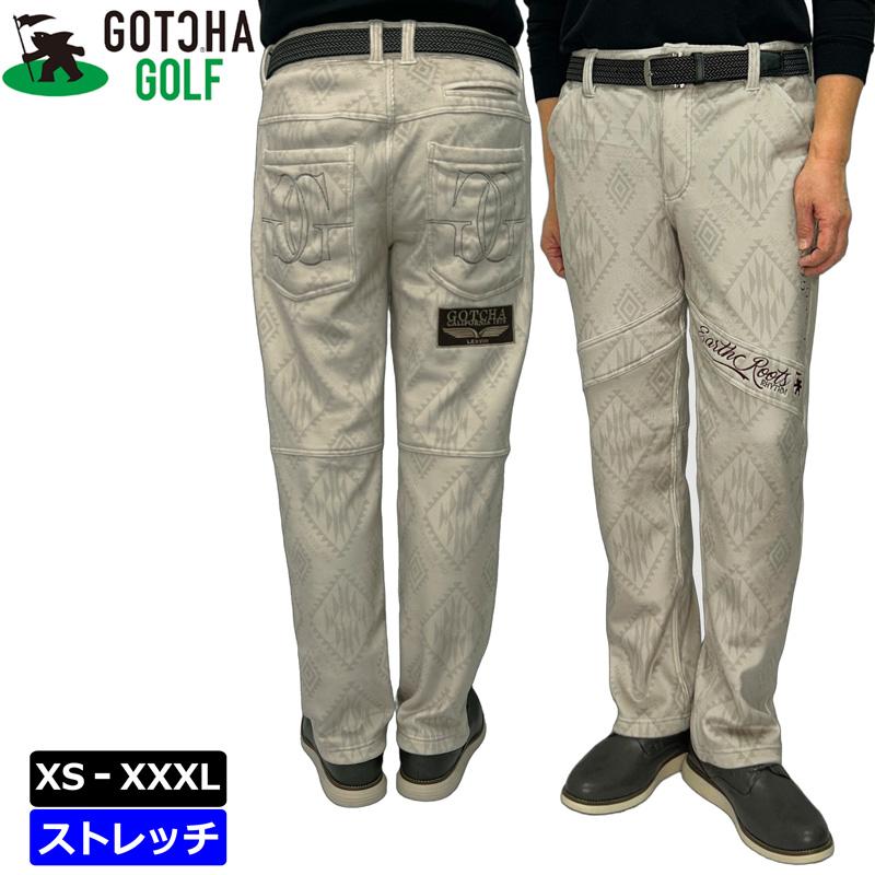 GOTCHA GOLF ガッチャ ゴルフ メンズ パンツ 裏起毛 秋冬用 M GOTCHA GOLF ガッチャゴルフ メンズ ロングパンツ 裏起毛 ストレッチ