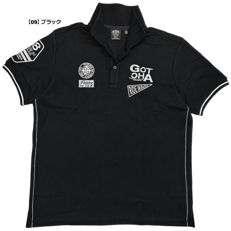 GOTCHA GOLF ガッチャゴルフ 2025 メンズ 半袖ポロシャツ 鹿の子 GOTCHA GOLF ガッチャゴルフ 2025 メンズ 半袖ポロシャツ 鹿の子
