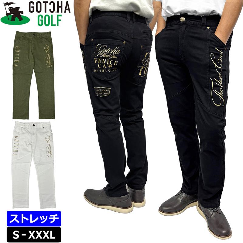 GOTCHA GOLF ガッチャゴルフ 2025 メンズ ロングパンツ ストレッチ