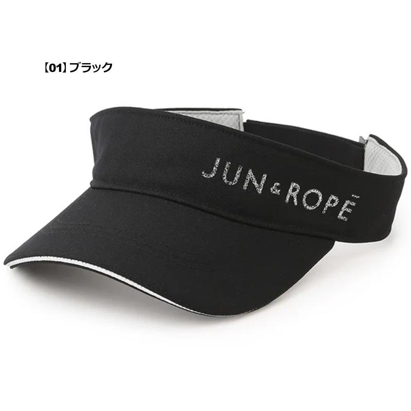 JUN&ROPE' JUN&ROPE 2025 レディース バイザー グリッターロゴ JUN&ROPE' JUN&ROPE 2025 レディース バイザー グリッターロゴ