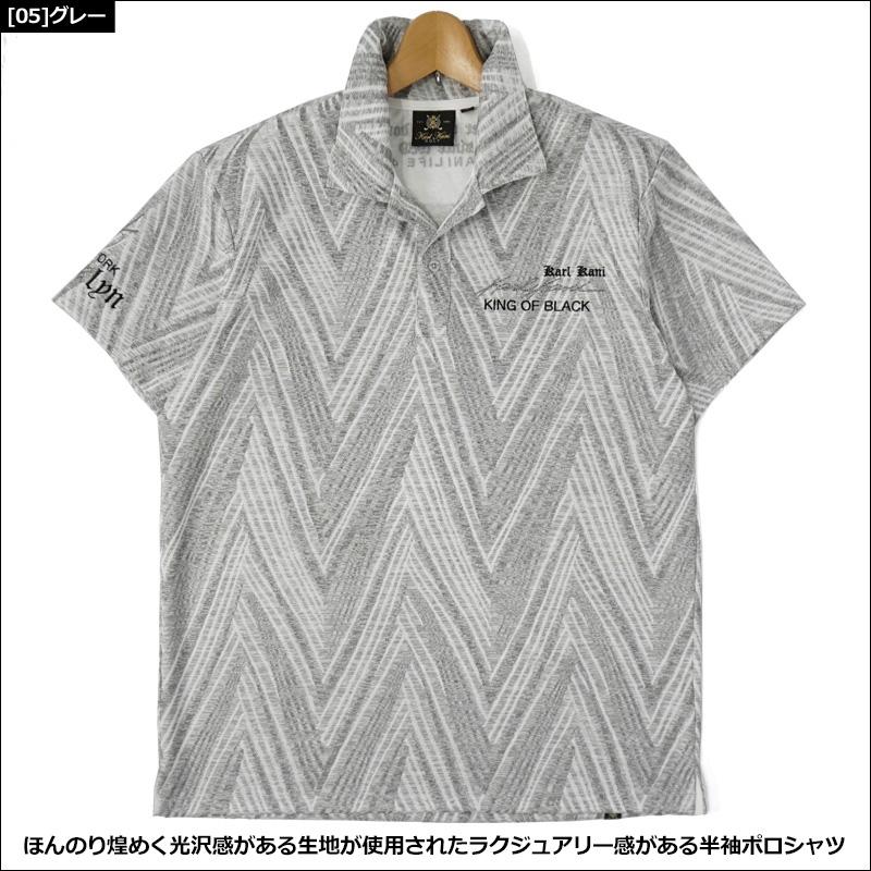 Karl Kani カールカナイゴルフ 吸汗速乾 半袖 ポロシャツ ジャ Karl Kani カールカナイゴルフ 吸汗速乾 半袖 ポロシャツ ジャ