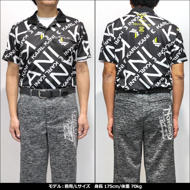 Karl Kani SALE特価 カールカナイゴルフ メンズ 吸水速乾 UV