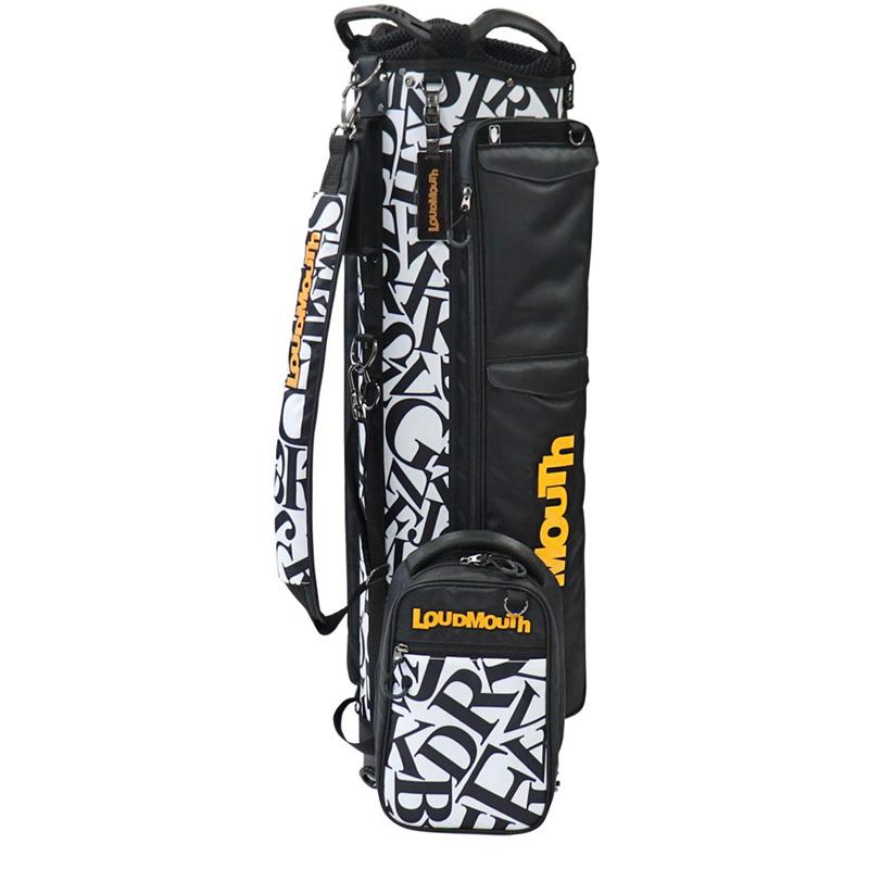 LOUDMOUTH ラウドマウス 9型 キャディバッグ アルファベット LOUDMOUTH ラウドマウス 9型 キャディバッグ アルファベット