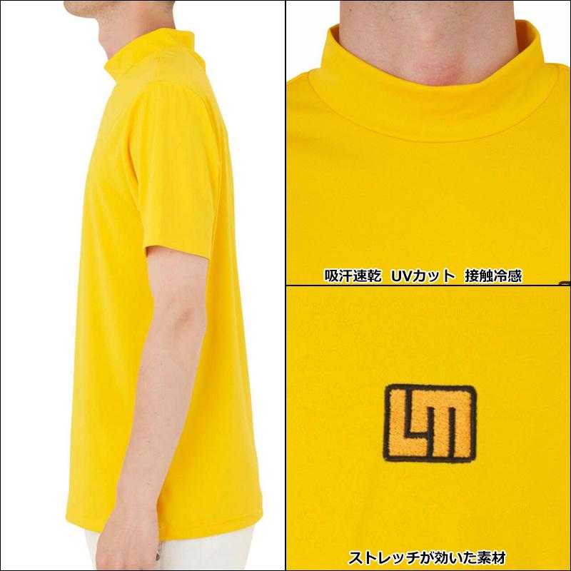 ゼロハリバートン　ゴルフウェア　半袖　モックネック　メンズ　サイズL イエロー ニューバランス（new balance）（メンズ）ゴルフウェア 半袖