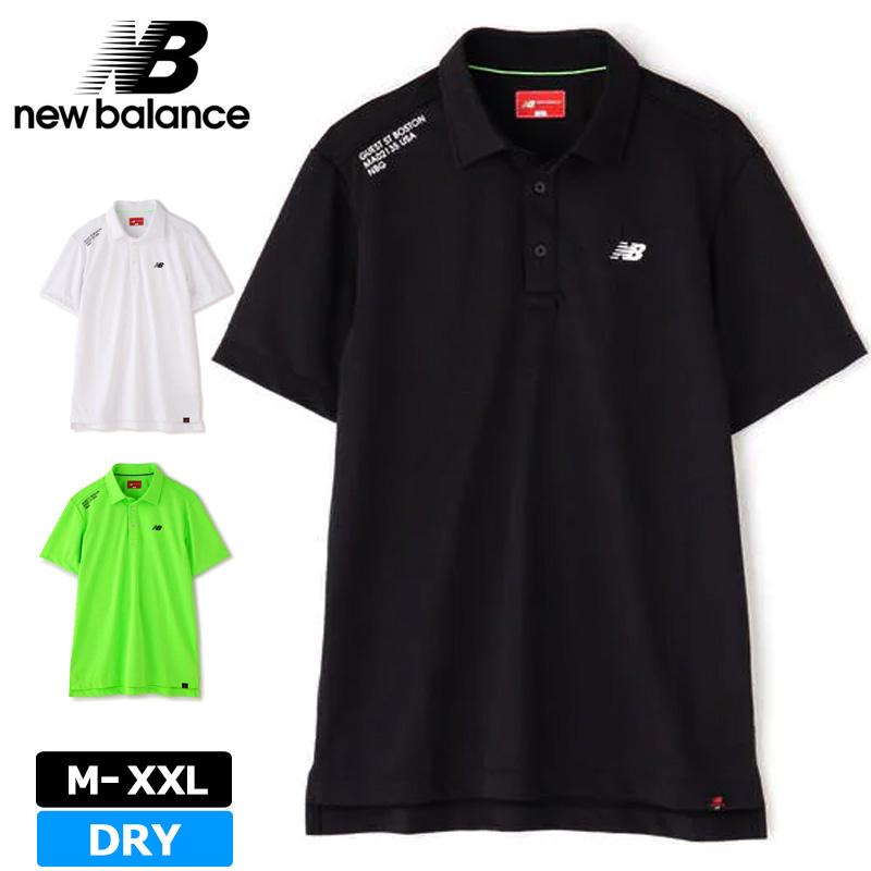SALE特価 ニューバランス ゴルフ メンズ 吸汗速乾 半袖 ポロシャツ 012