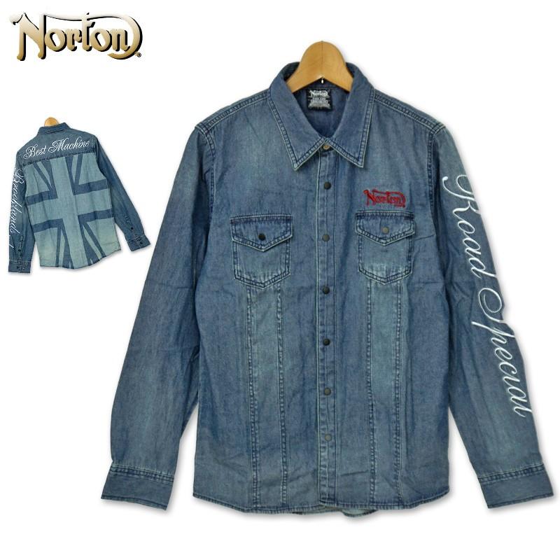ノートン メンズ デニム 長袖シャツ ユニオンジャック 1n1500 Norton ss 長そで シャツ ウェア トップス Tee メンズ ファッション カジュアル Off Ntwrn1n1500 サードウェイブ 365スポーツ 通販 Yahoo ショッピング