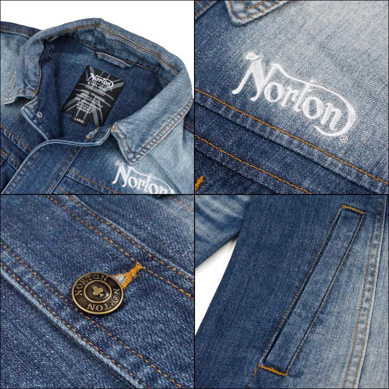 ノートン SALE ストレッチ デニム ジャケット Gジャン 袖 ノートン SALE ストレッチ デニム ジャケット Gジャン 袖