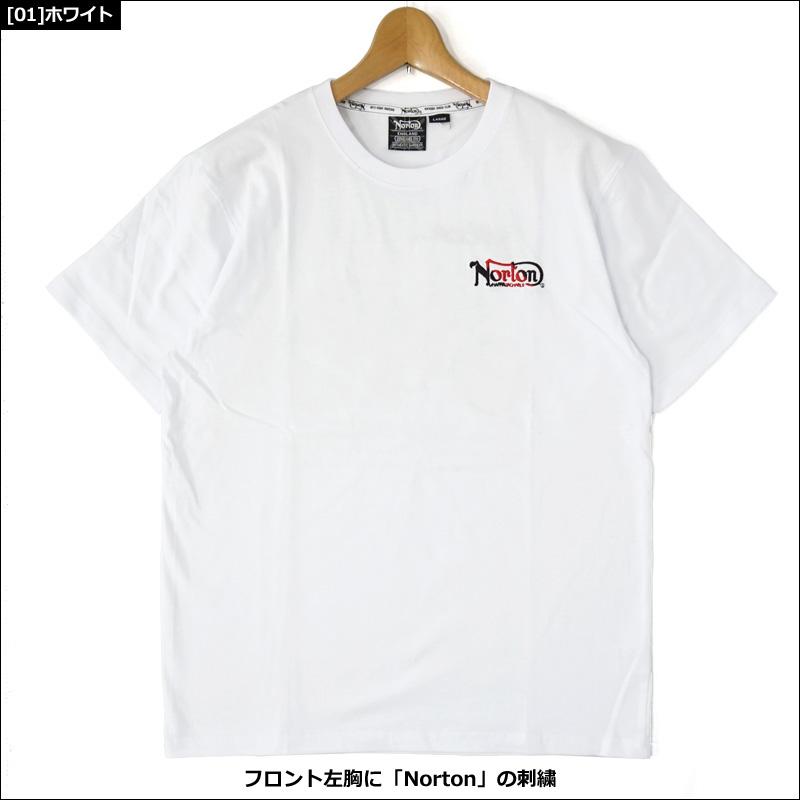 クーポン有 ノートン 綿100％ クルーネック 半袖 Tシャツ 222N1002 Norton メール便発送 2SS2 半そで シャツ ウェア Tee メンズ ファッション MAY1｜thirdwave-365sports｜02